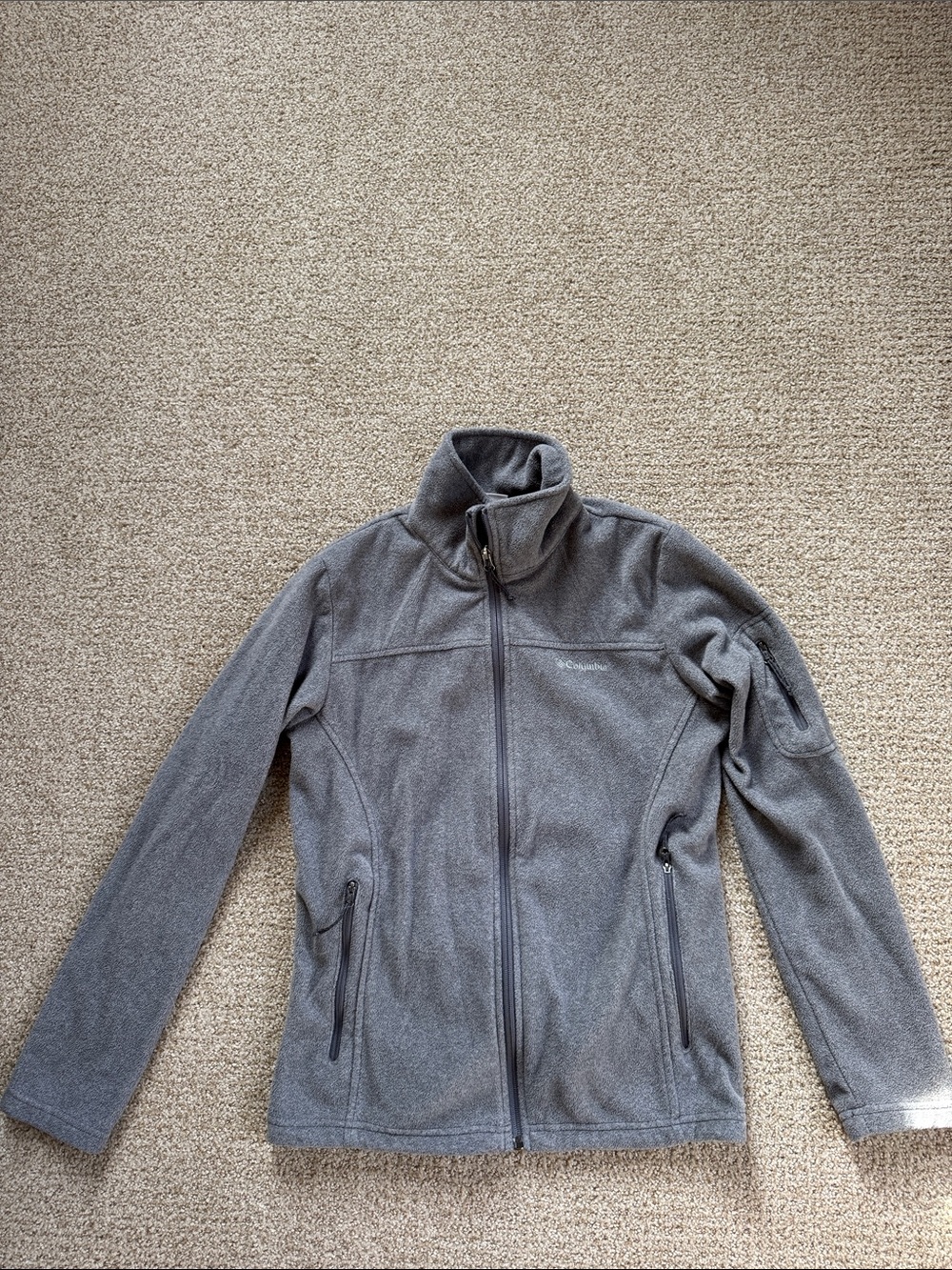 Columbia Women’s Gray Full-Zip Fleece Jacket